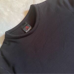 Alizee Polartec Fleece Sz XL Women Sweatshirt Outdoor Black Round Neck